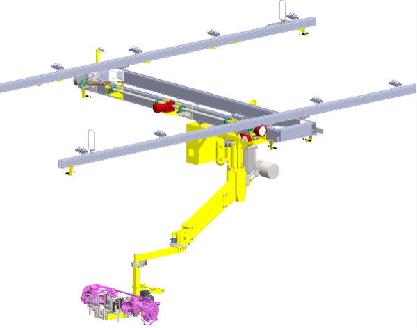 Track-type power manipulator