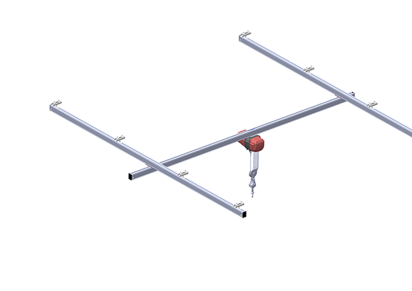 Rail-mounted intelligent hoist